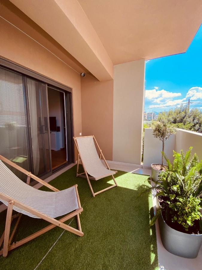 Athens Riviera 2-Bed Apt & Pool Access #Unoblu エクステリア 写真